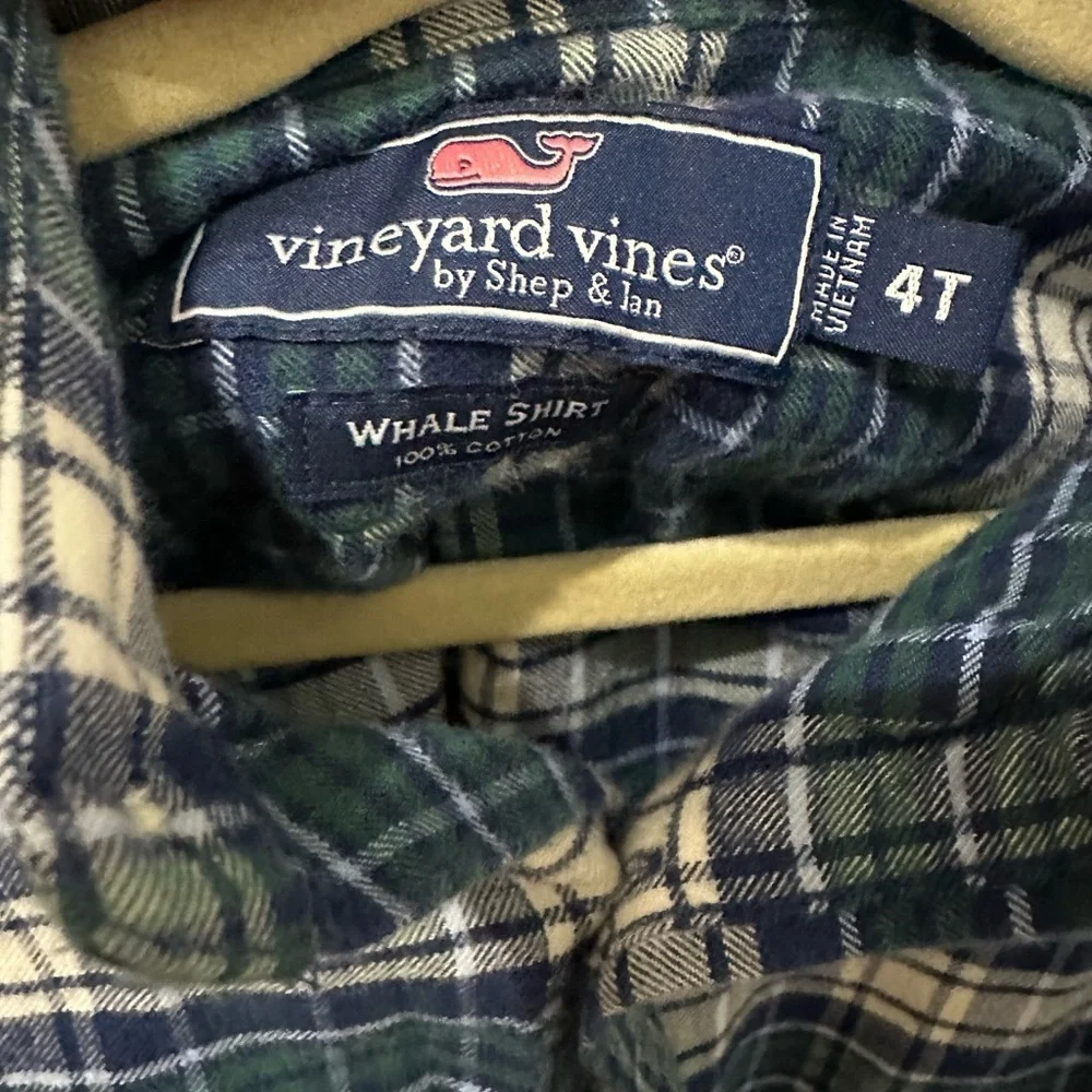 Boys Plaid Vineyard Vines Buttondown